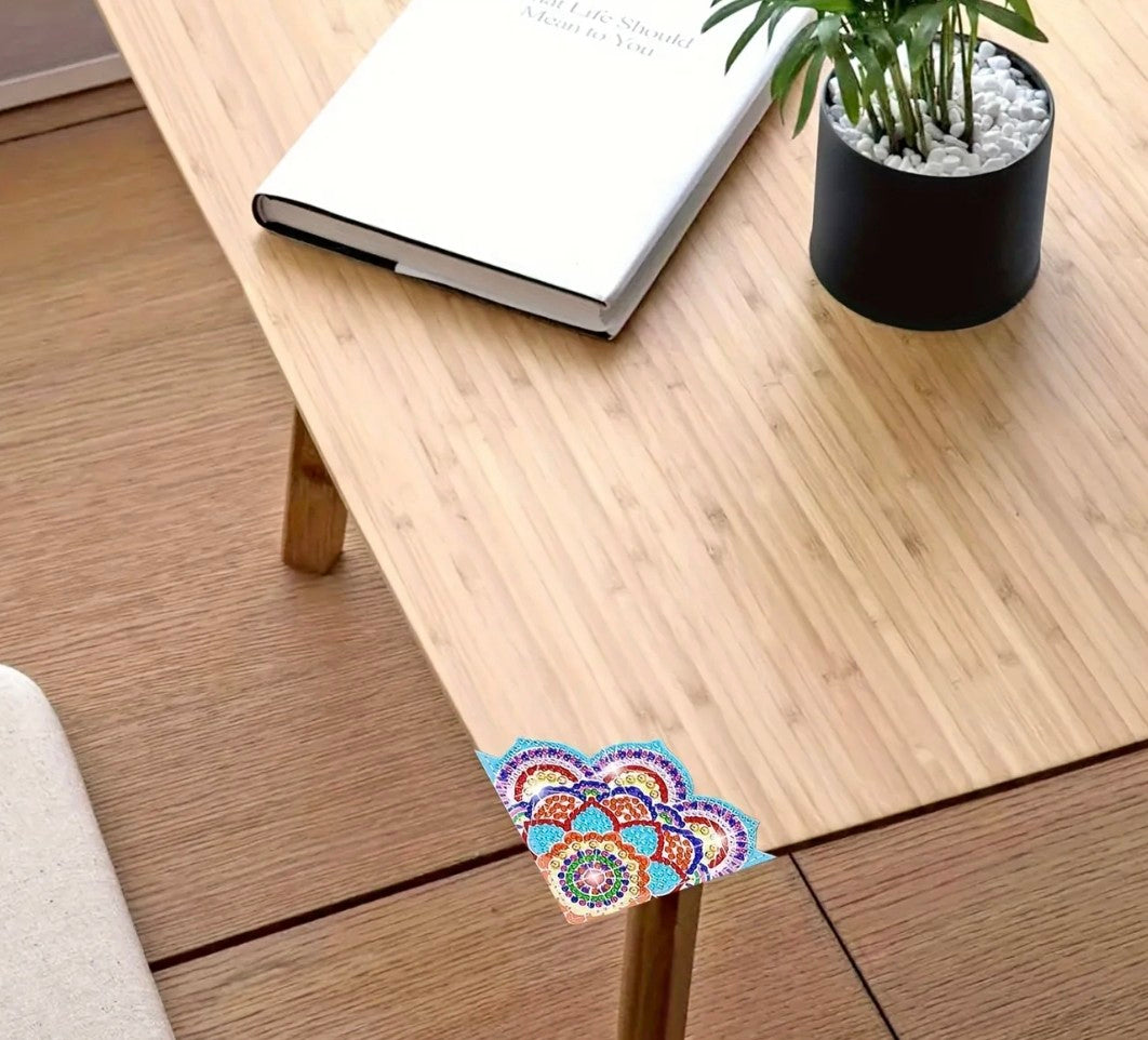 Bookmarks -Pink Leather Corner Bookmarks, Table corners, 15 pcs