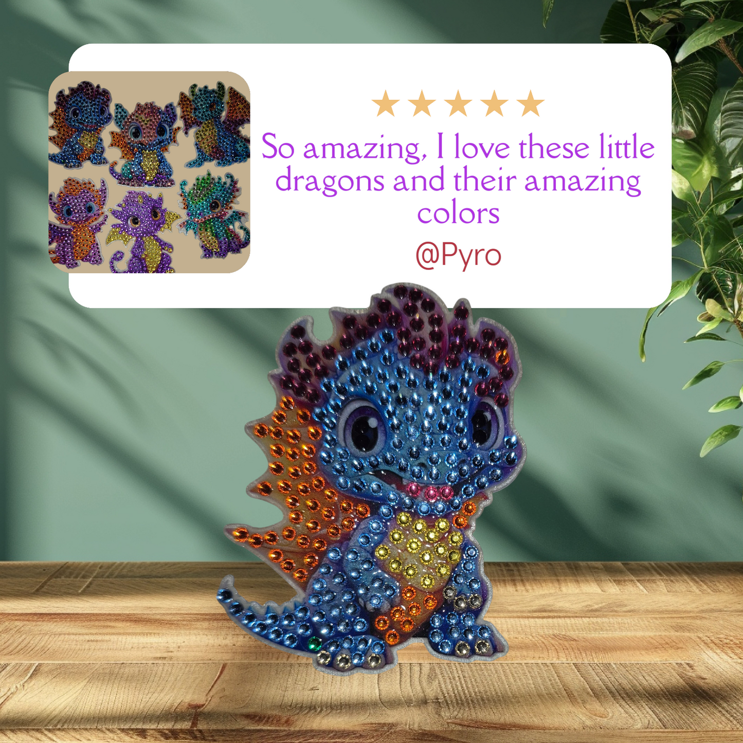 Fridge Magnets - Dragons 6 pieces