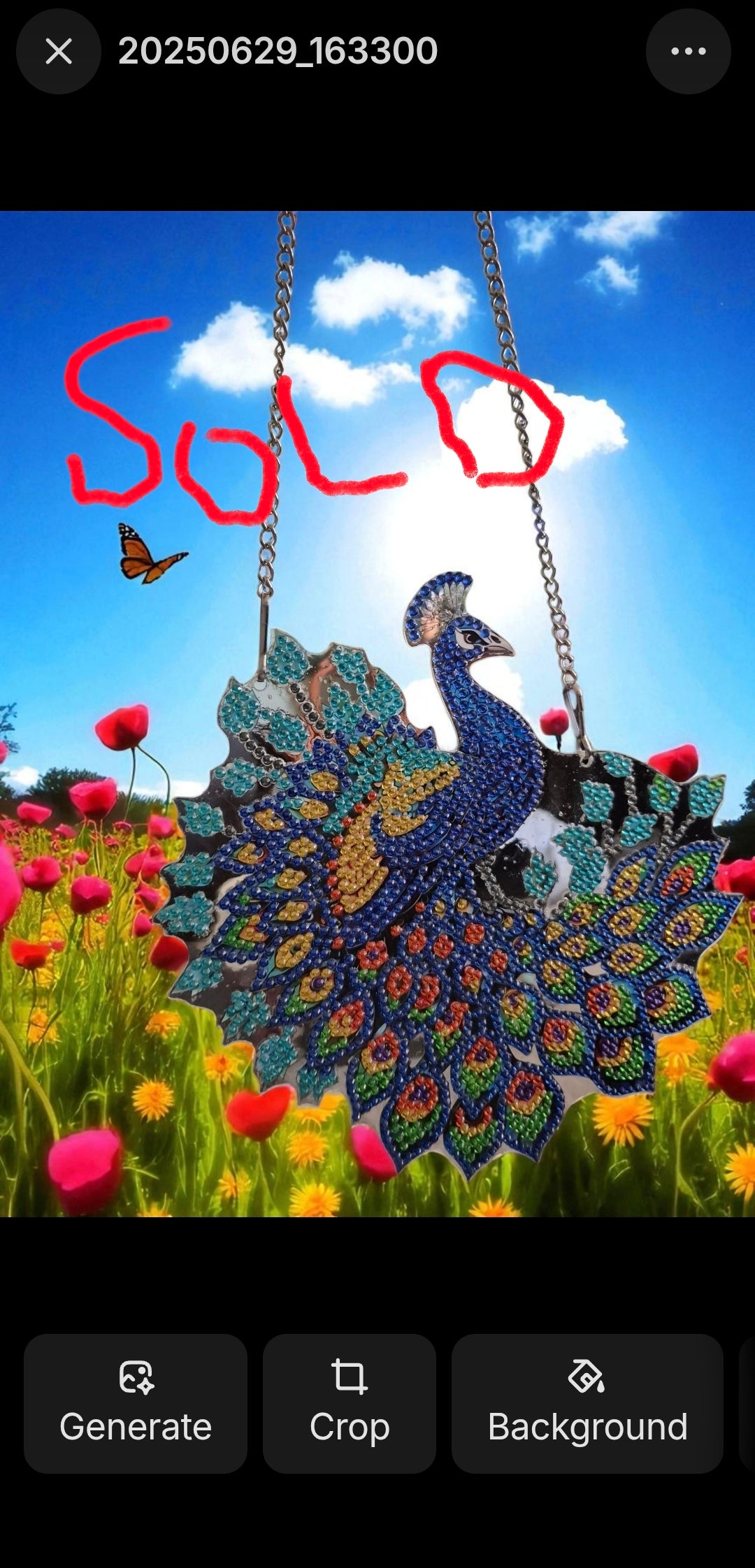 Sun Catcher - Peacock