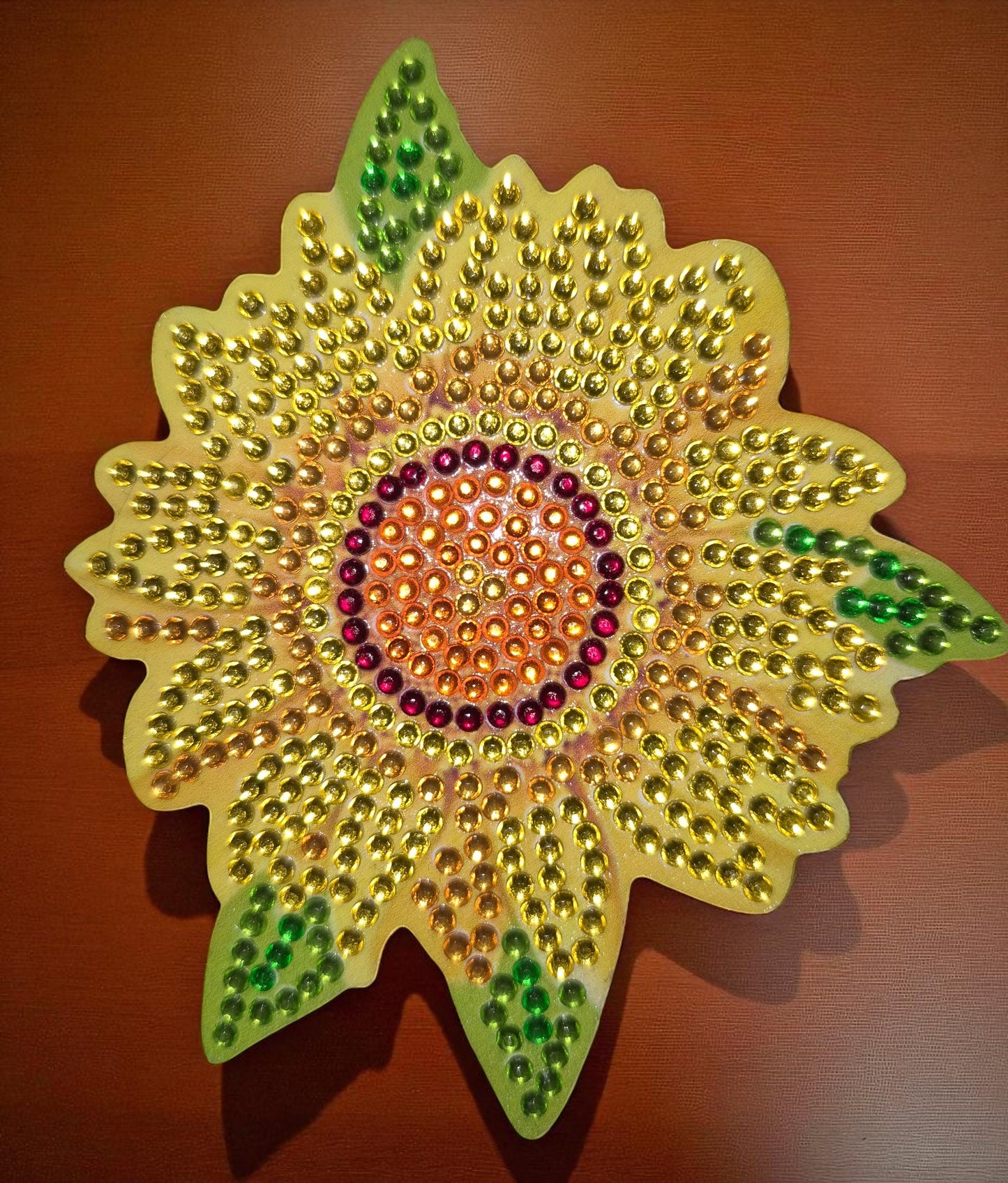 Coasters - Assorted Sunflower & Butterflies 10 Pcs With Coaster Keeper