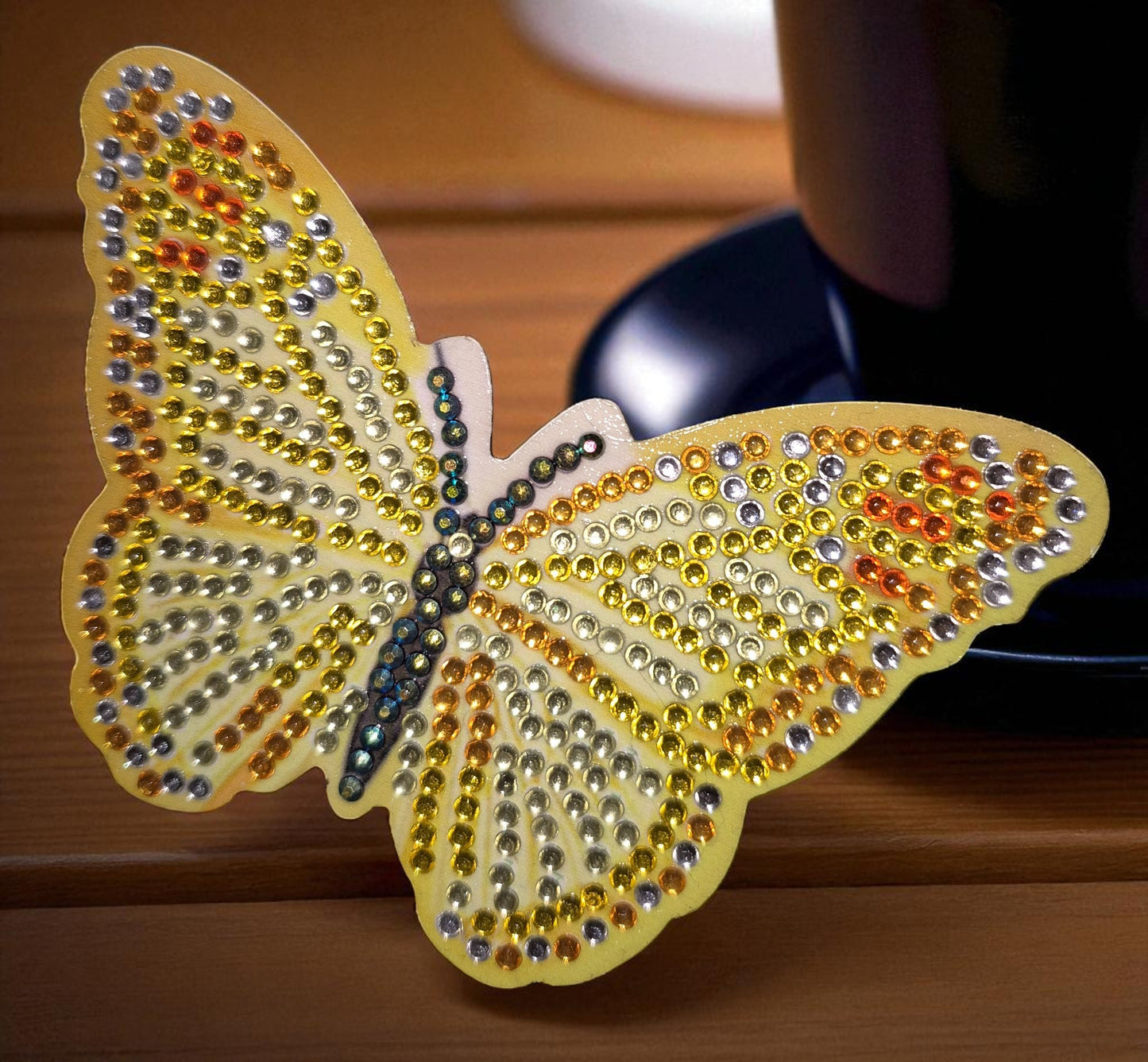 Coasters - Assorted Sunflower & Butterflies 10 Pcs With Coaster Keeper