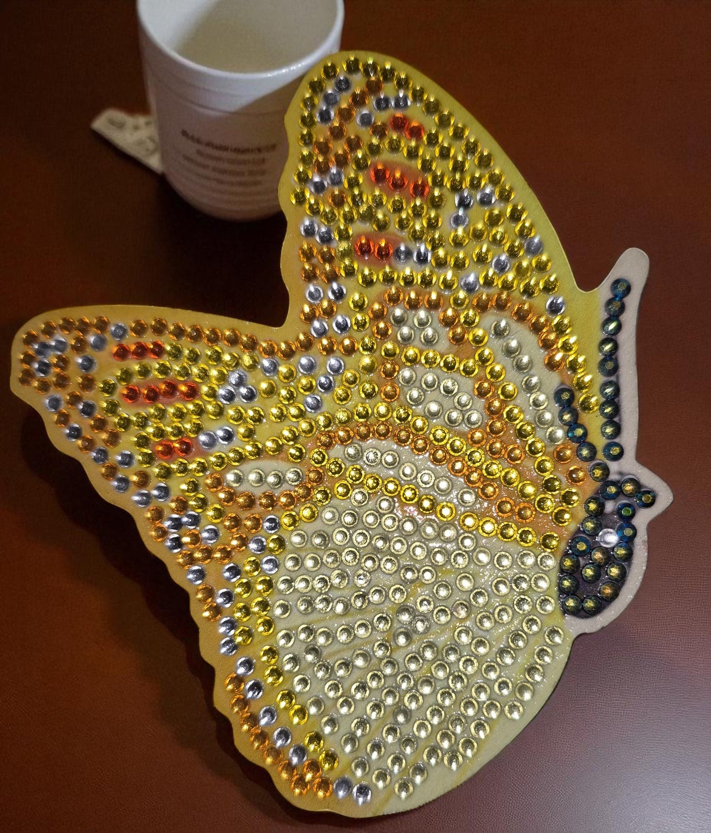 Coasters - Assorted Sunflower & Butterflies 10 Pcs With Coaster Keeper