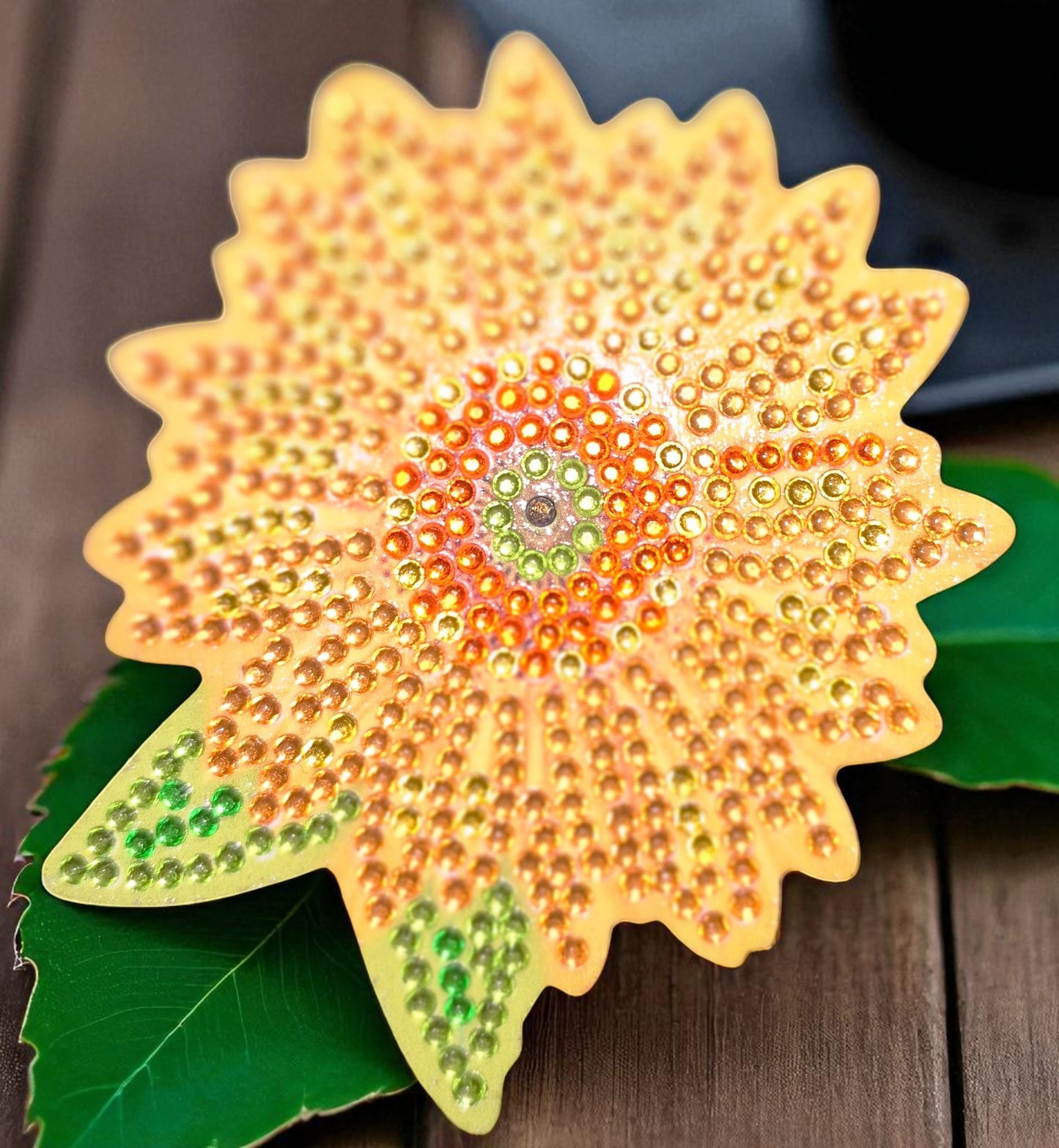 Coasters - Assorted Sunflower & Butterflies 10 Pcs With Coaster Keeper