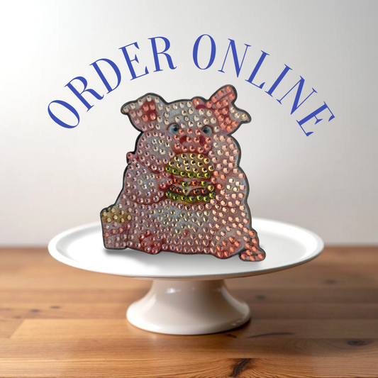 Fridge Magnets -Cute Pigs 6 pc