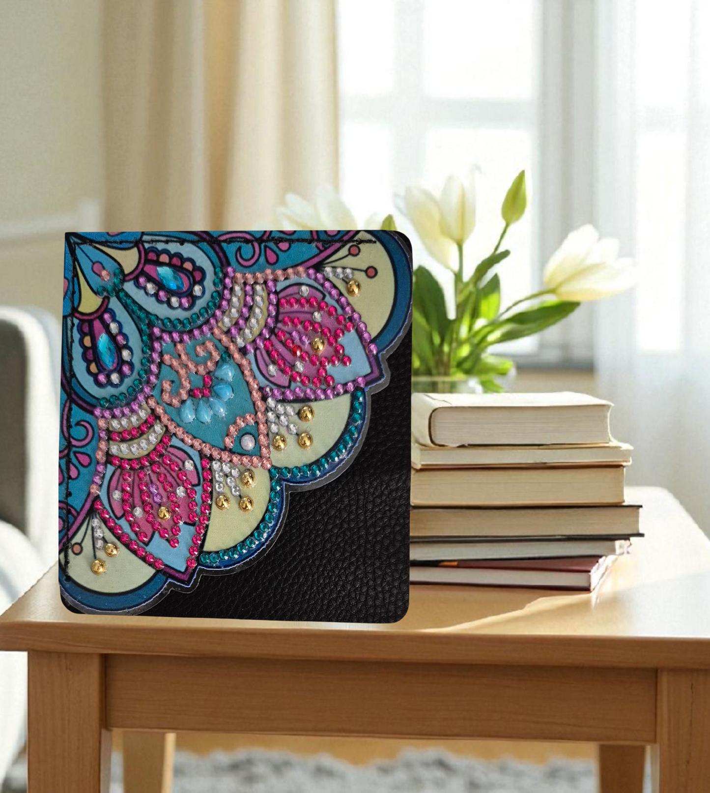 Bookmarks - Black Leather Bookmarks