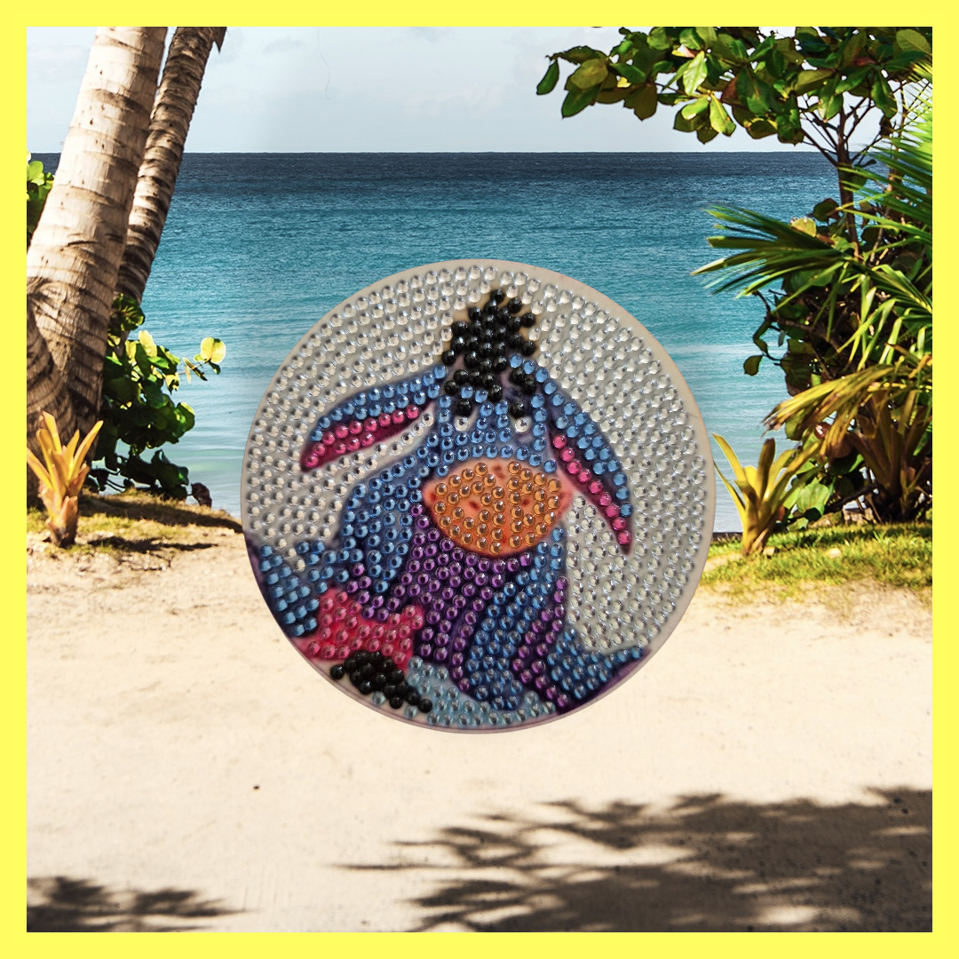 Coasters - Winnie The Pooh & Friends 6pc with Stylish Coaster Keeper