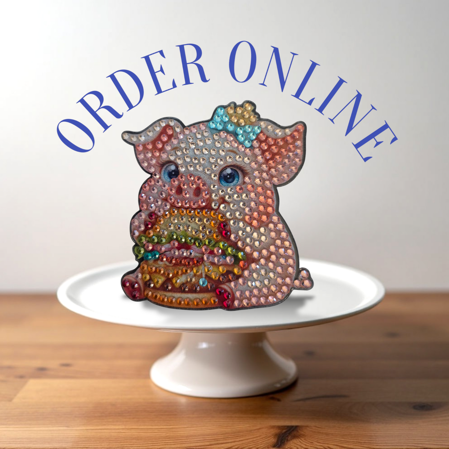 Fridge Magnets -Cute Pigs 6 pc