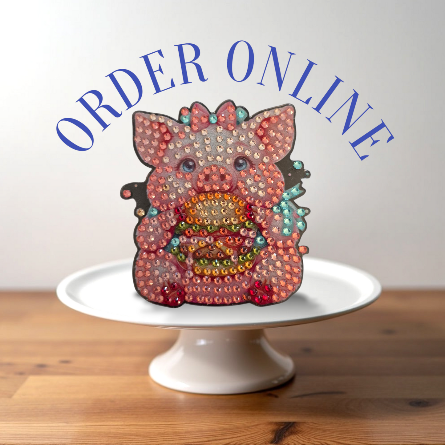 Fridge Magnets -Cute Pigs 6 pc