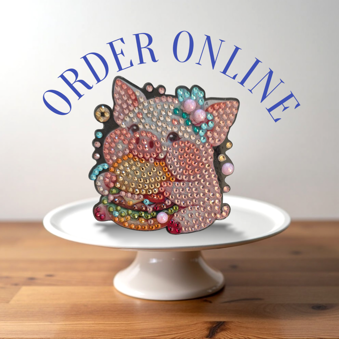 Fridge Magnets -Cute Pigs 6 pc