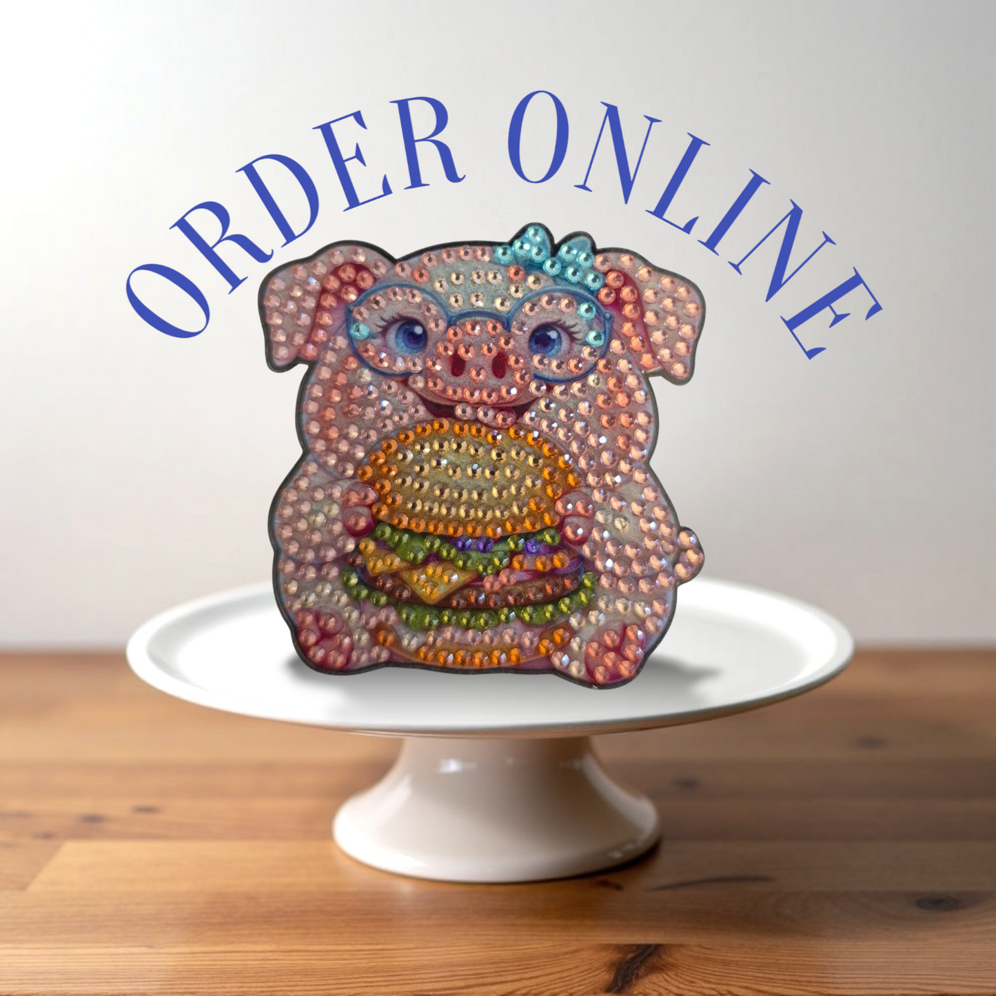 Fridge Magnets -Cute Pigs 6 pc