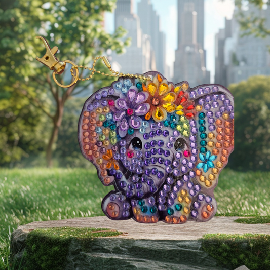 Keychains - Elephant 4 pieces