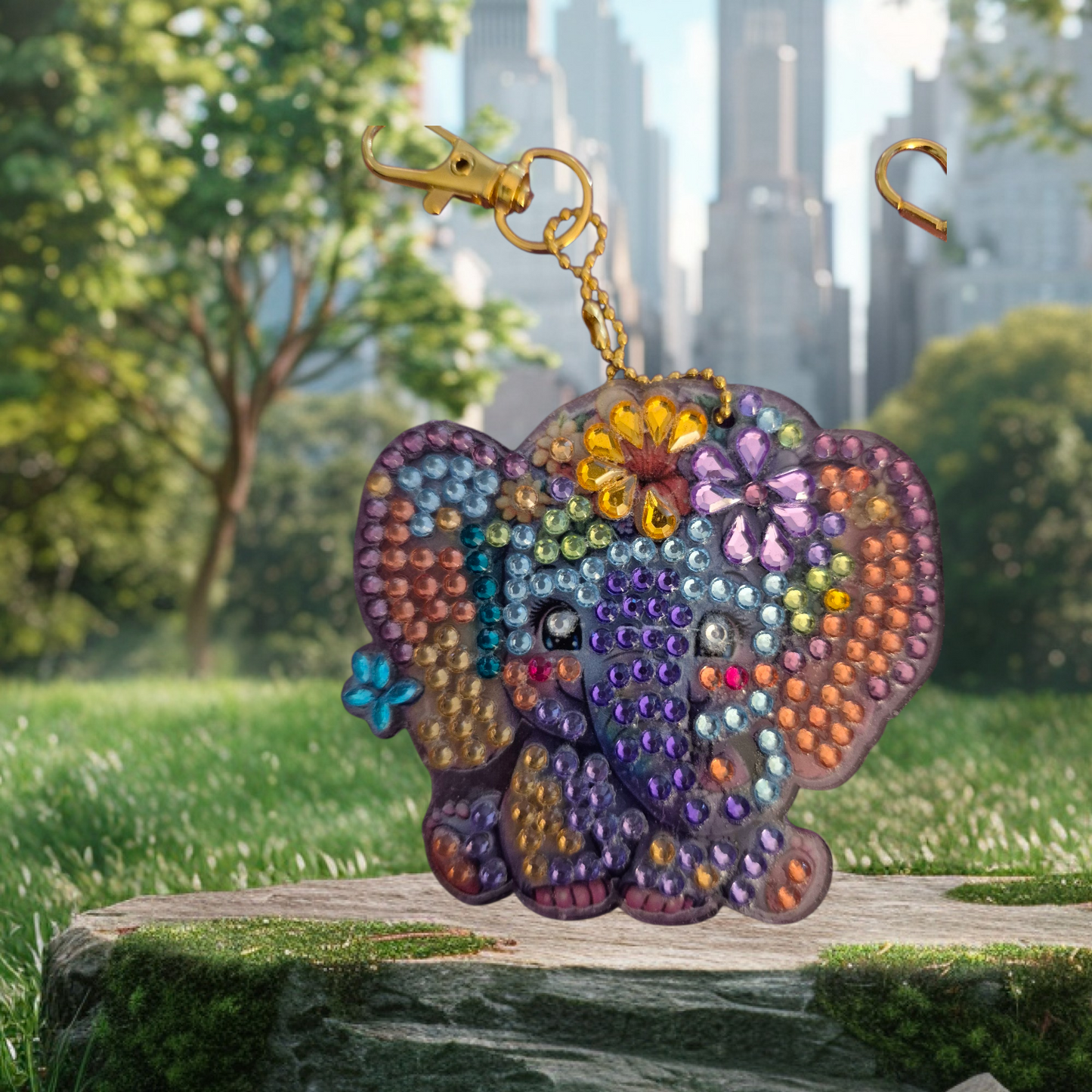 Keychains - Elephant 4 pieces