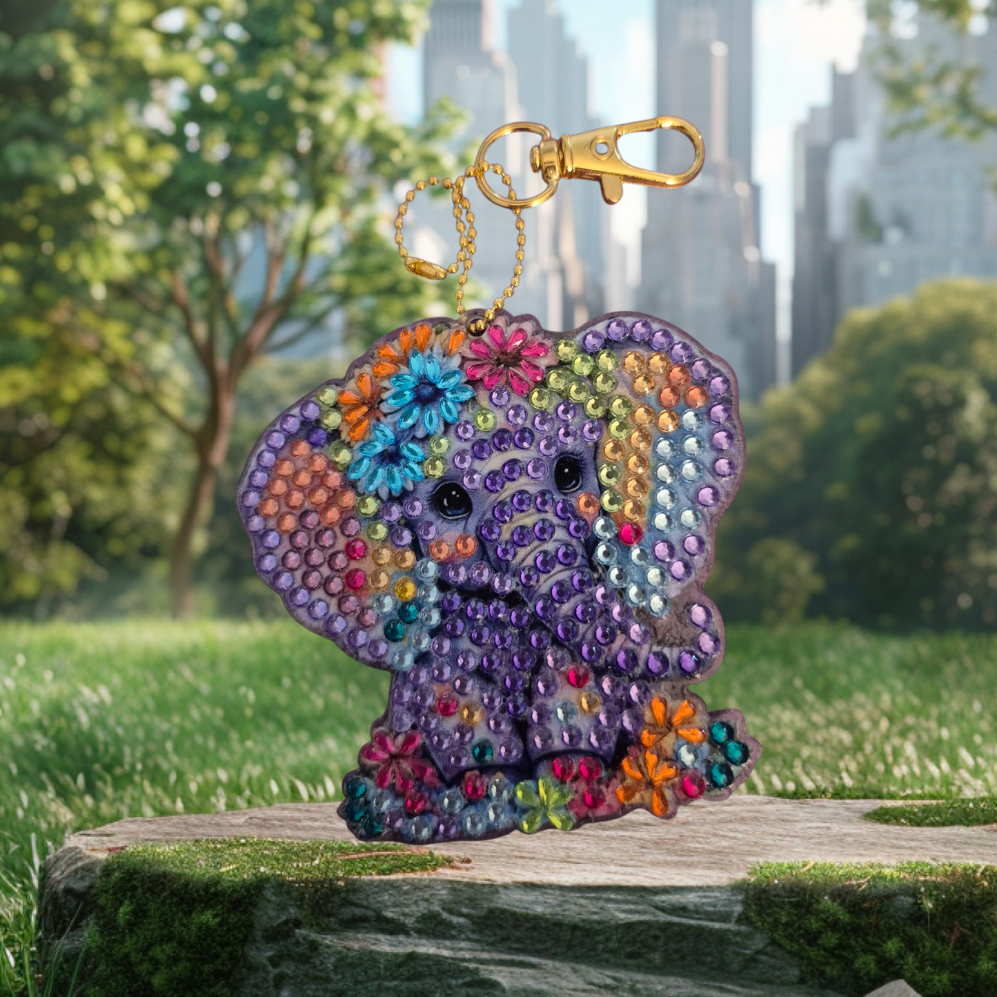 Keychains - Elephant 4 pieces