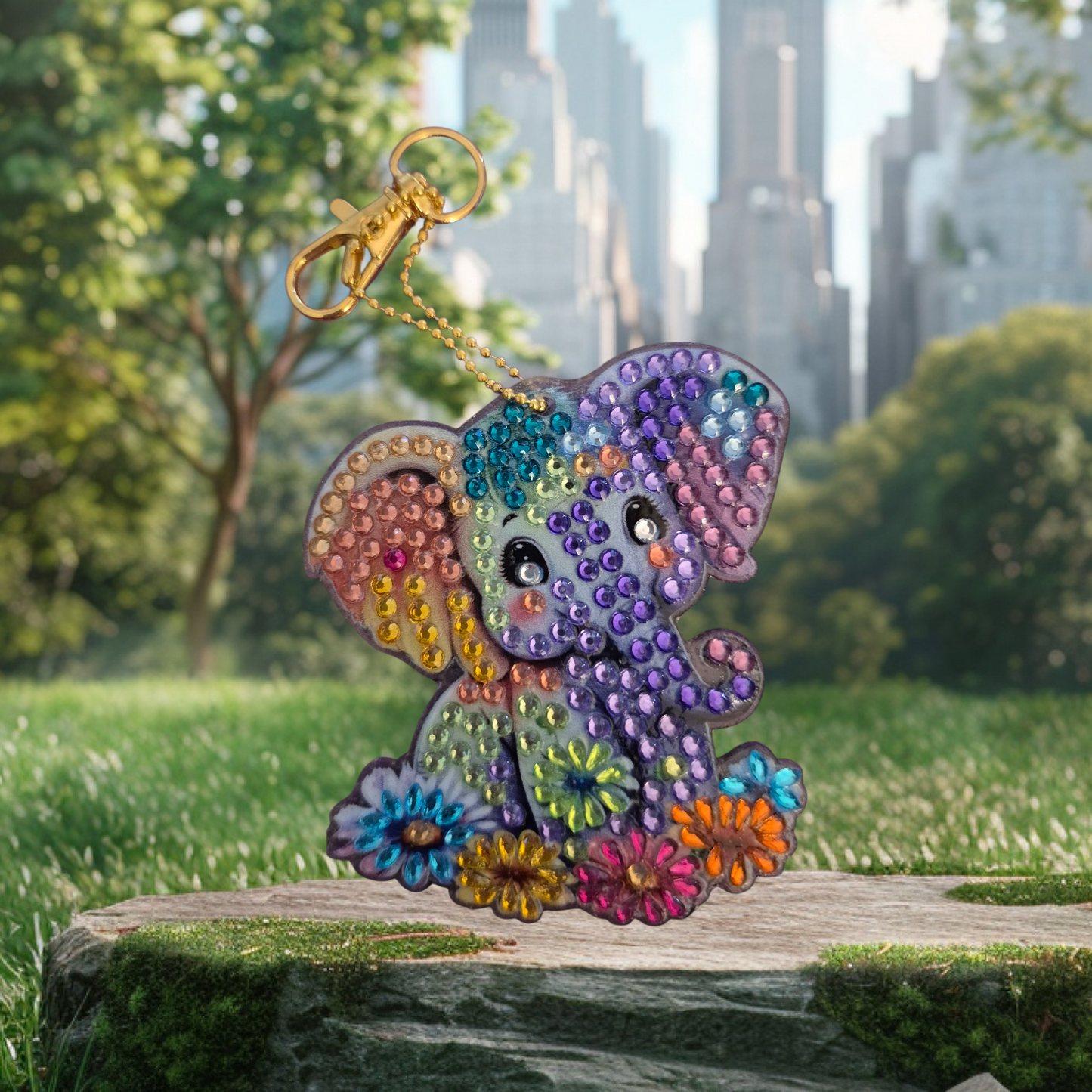 Keychains - Elephant 4 pieces