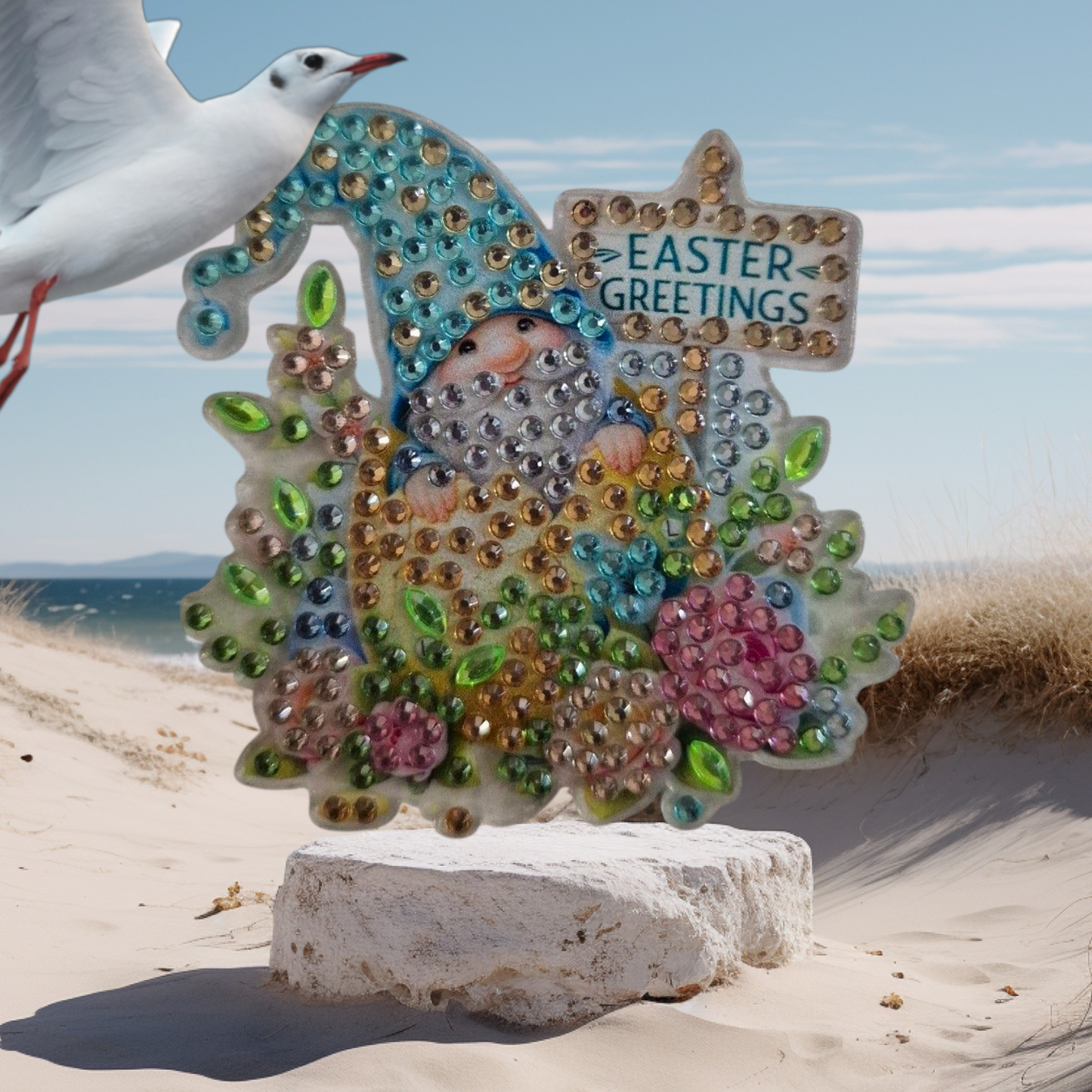 Fridge Magnets - Happy Easter, with magnet, 6 pcs