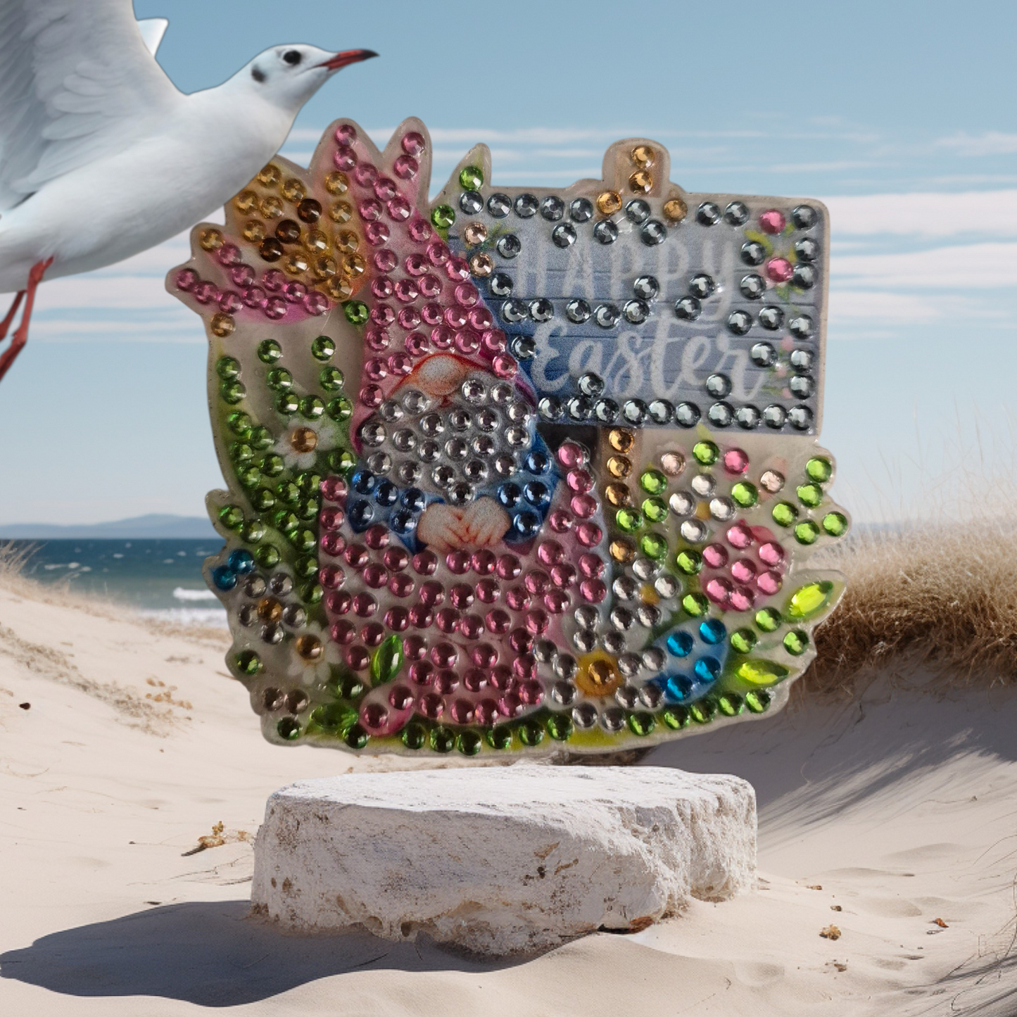 Fridge Magnets - Happy Easter, with magnet, 6 pcs