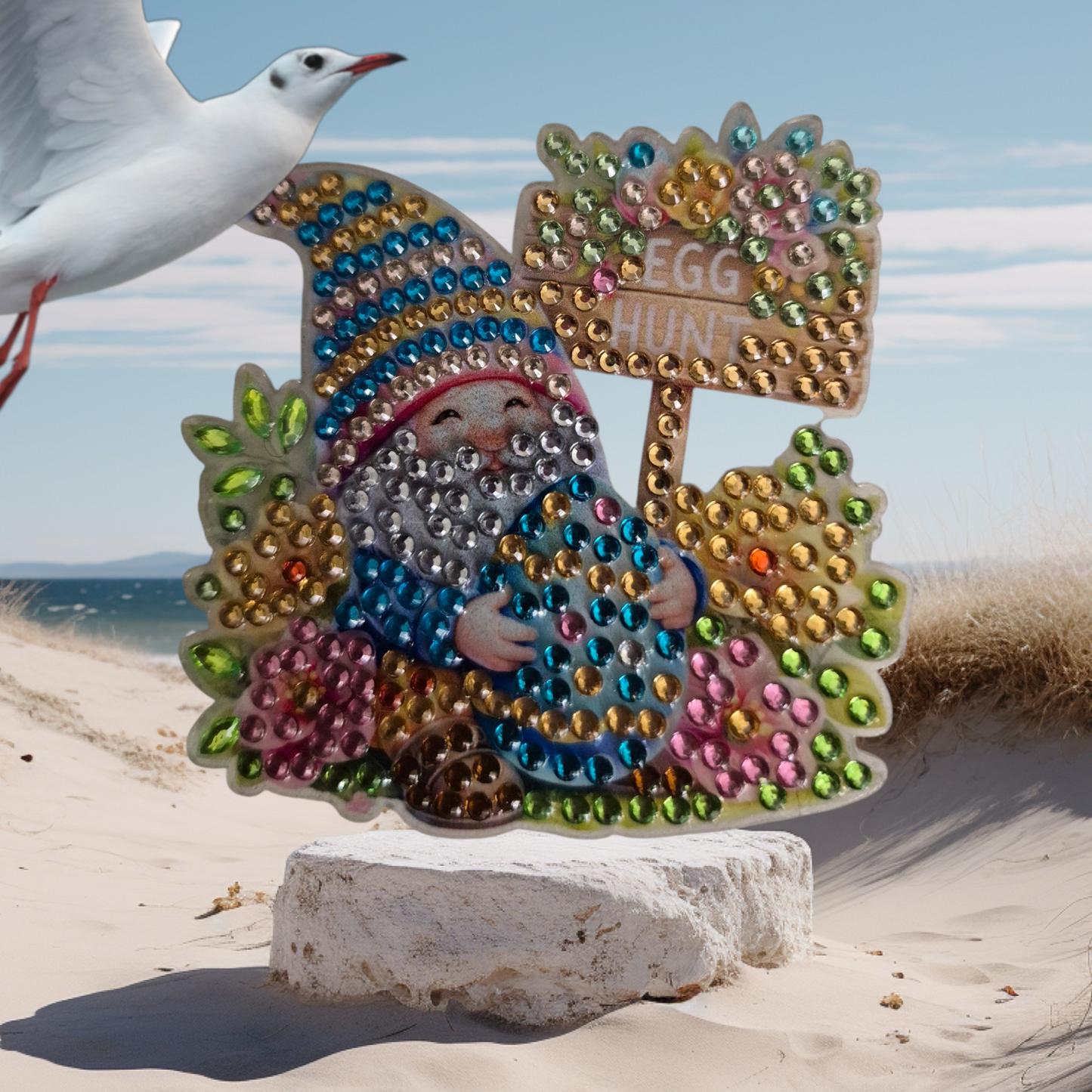 Fridge Magnets - Happy Easter, with magnet, 6 pcs