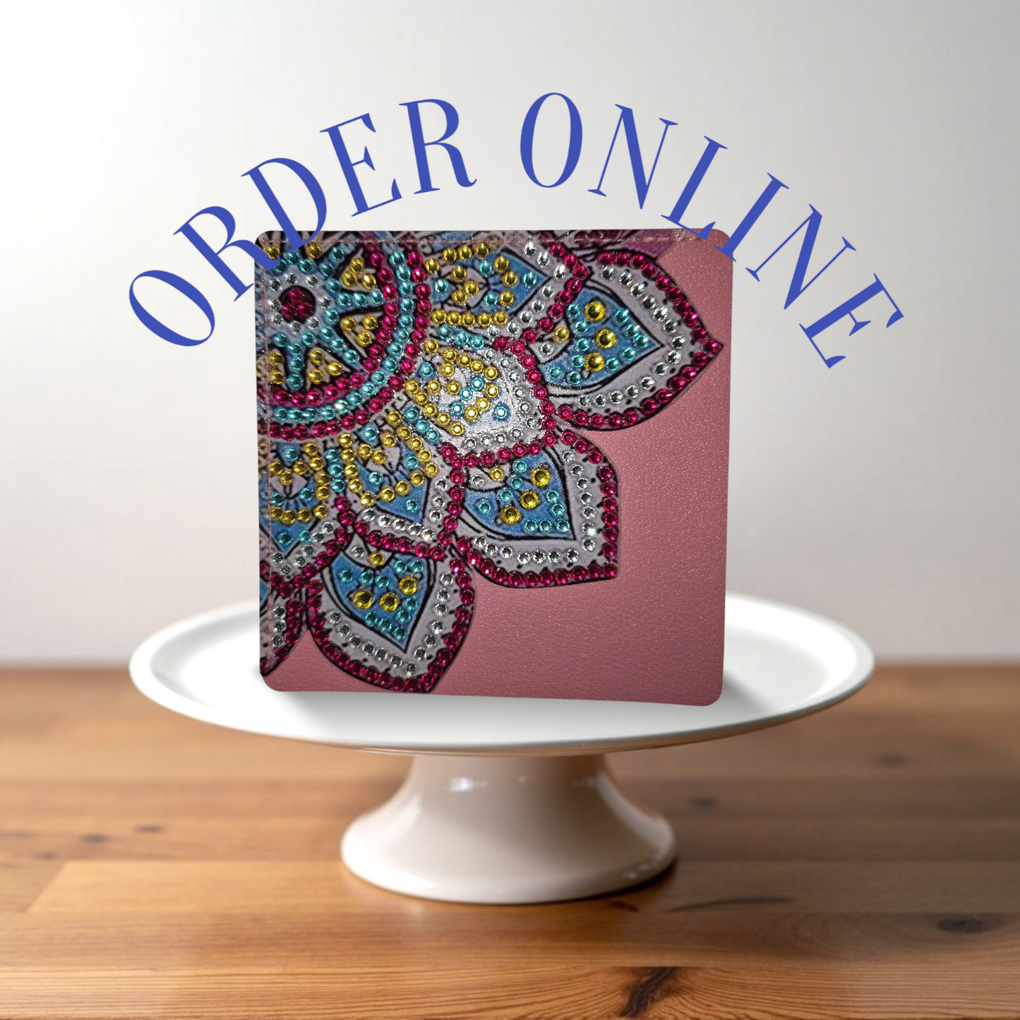 Bookmarks -Pink Leather Corner Bookmarks, Table corners, 15 pcs