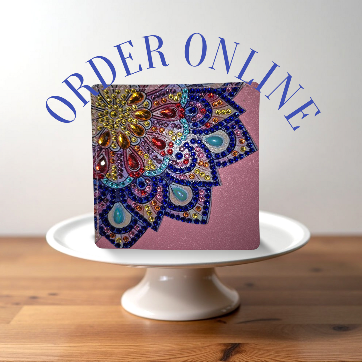 Bookmarks -Pink Leather Corner Bookmarks, Table corners, 15 pcs