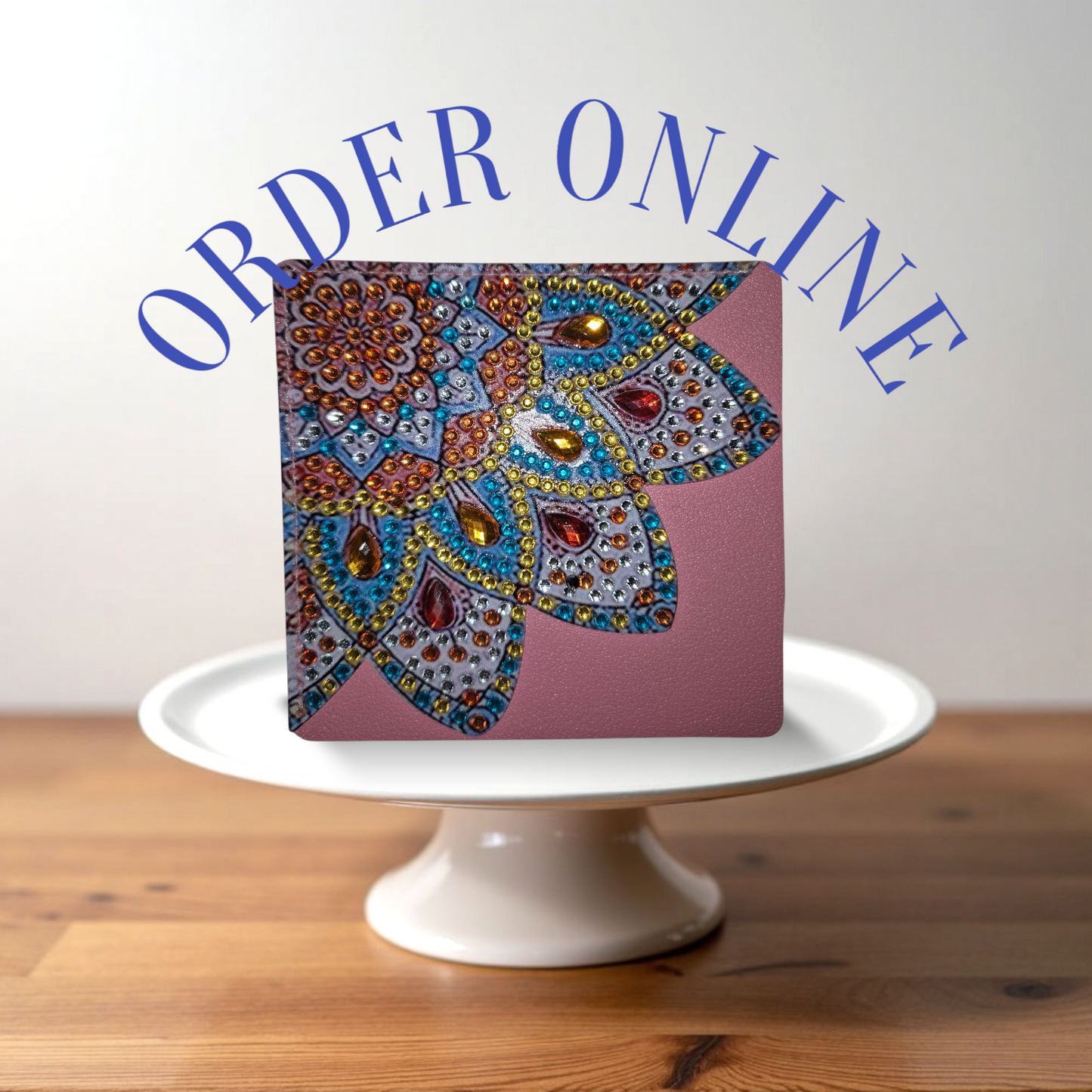 Bookmarks -Pink Leather Corner Bookmarks, Table corners, 15 pcs