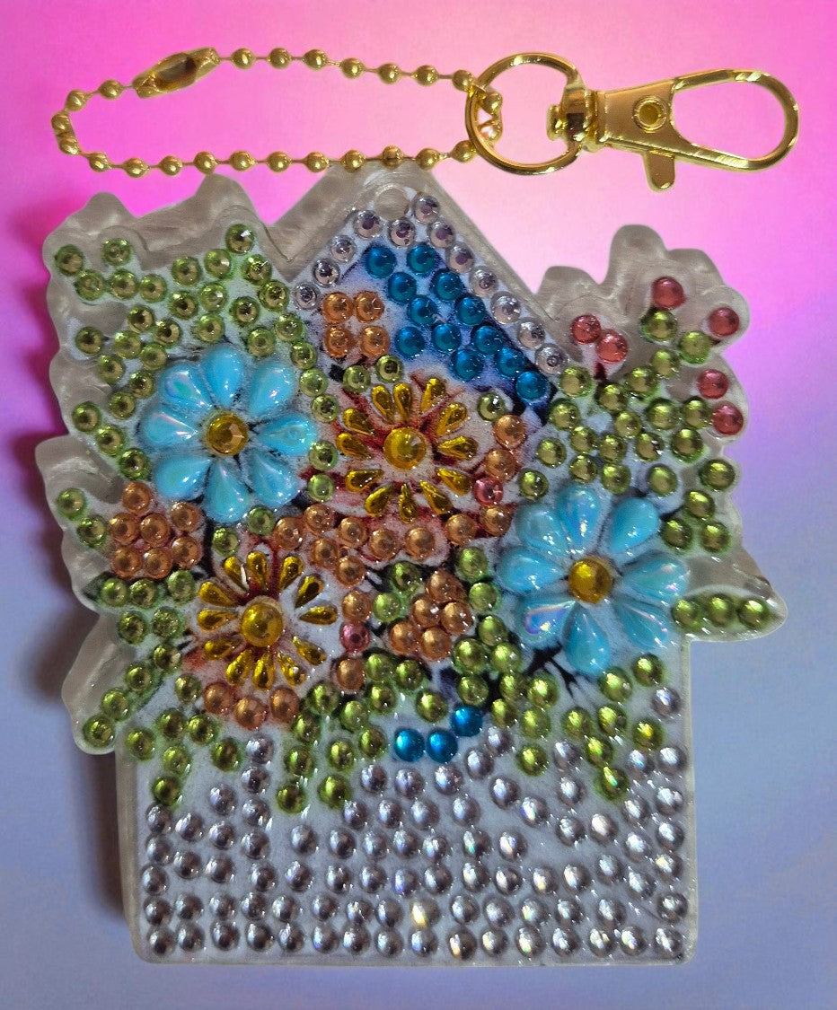 Keychains - Summer Garden, 6 pieces