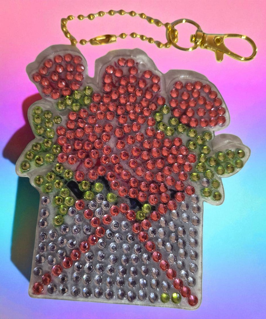 Keychains - Summer Garden, 6 pieces