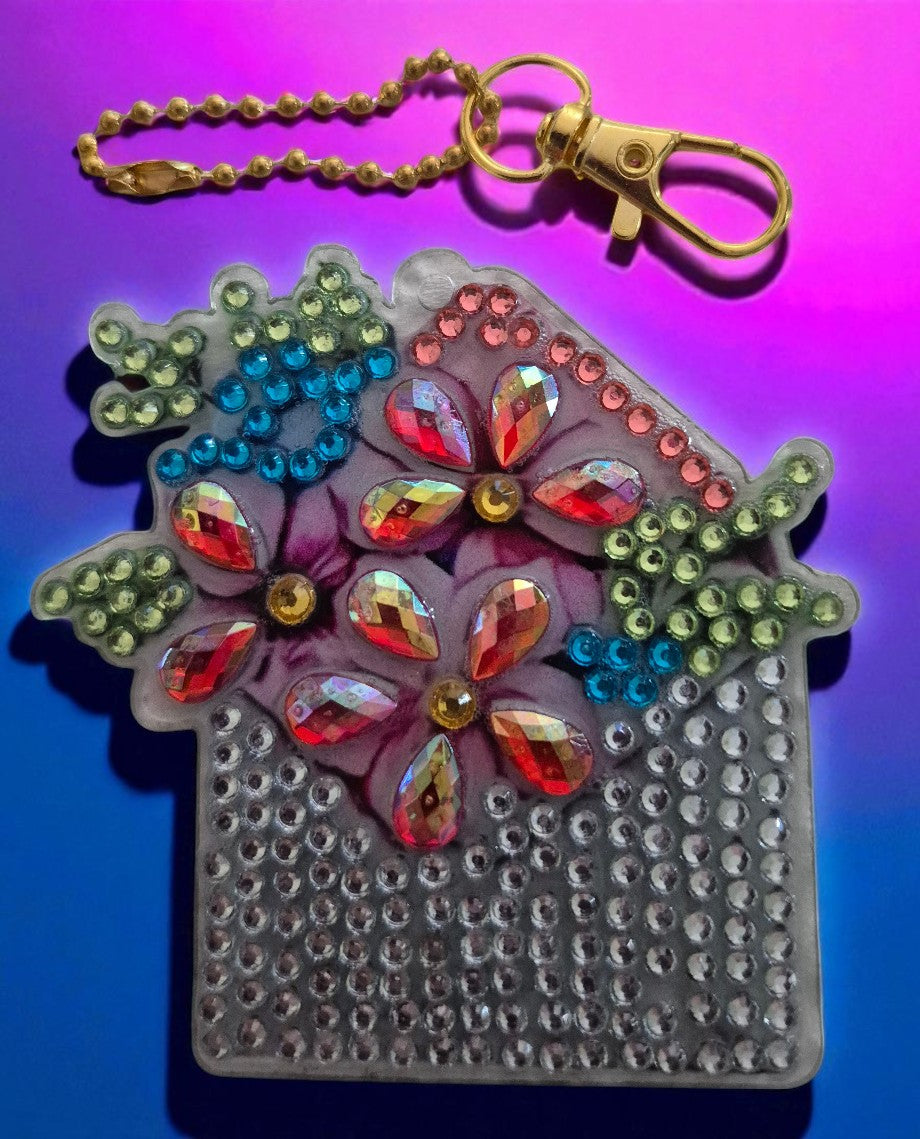 Keychains - Summer Garden, 6 pieces