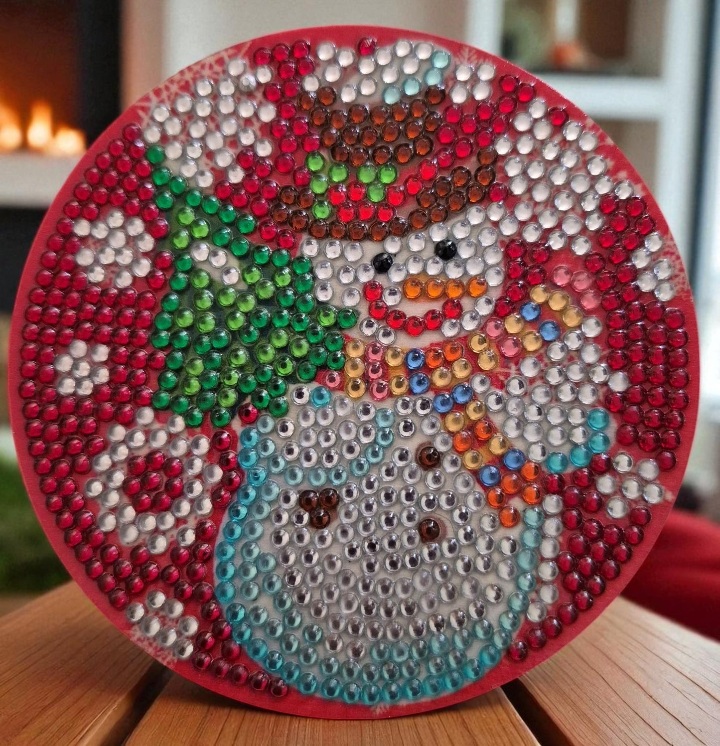 Coasters - Snowman 6pc with Stylish Coaster Keeper