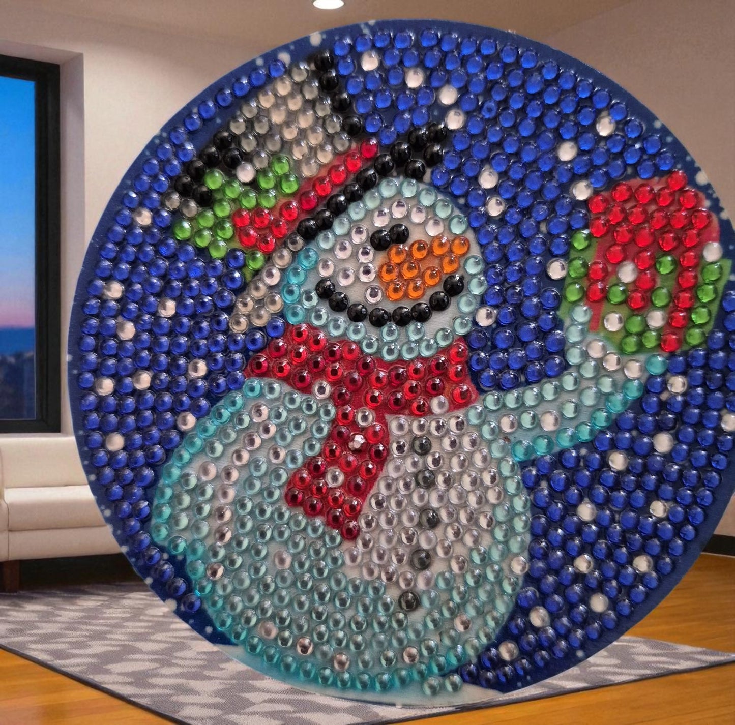 Coasters - Snowman 6pc with Stylish Coaster Keeper