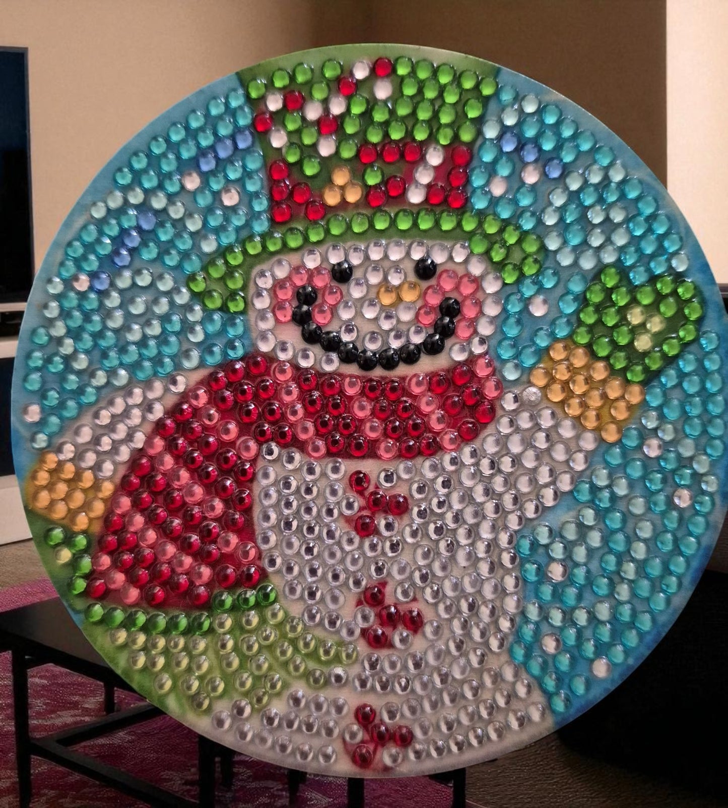 Coasters - Snowman 6pc with Stylish Coaster Keeper