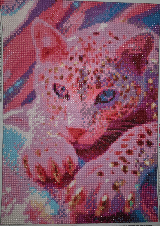 Wall Art - Beautiful Sparkling Pink Leopard