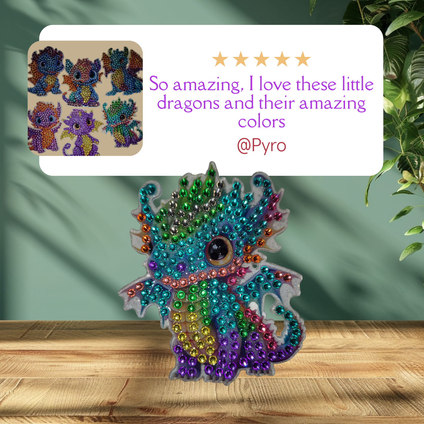 Fridge Magnets - Dragons 6 pieces