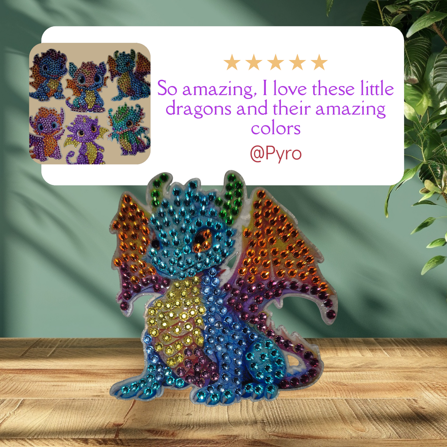 Fridge Magnets - Dragons 6 pieces