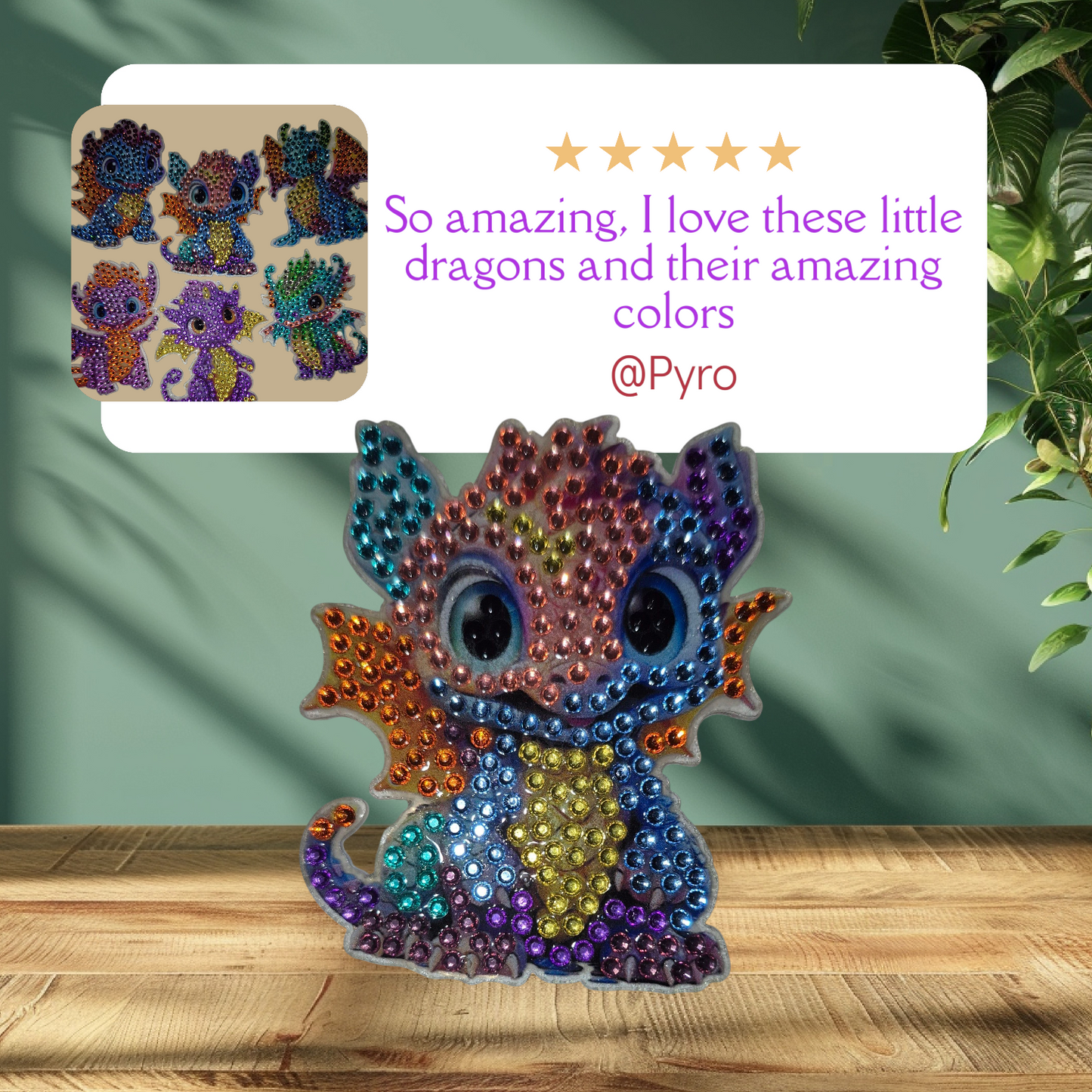 Fridge Magnets - Dragons 6 pieces