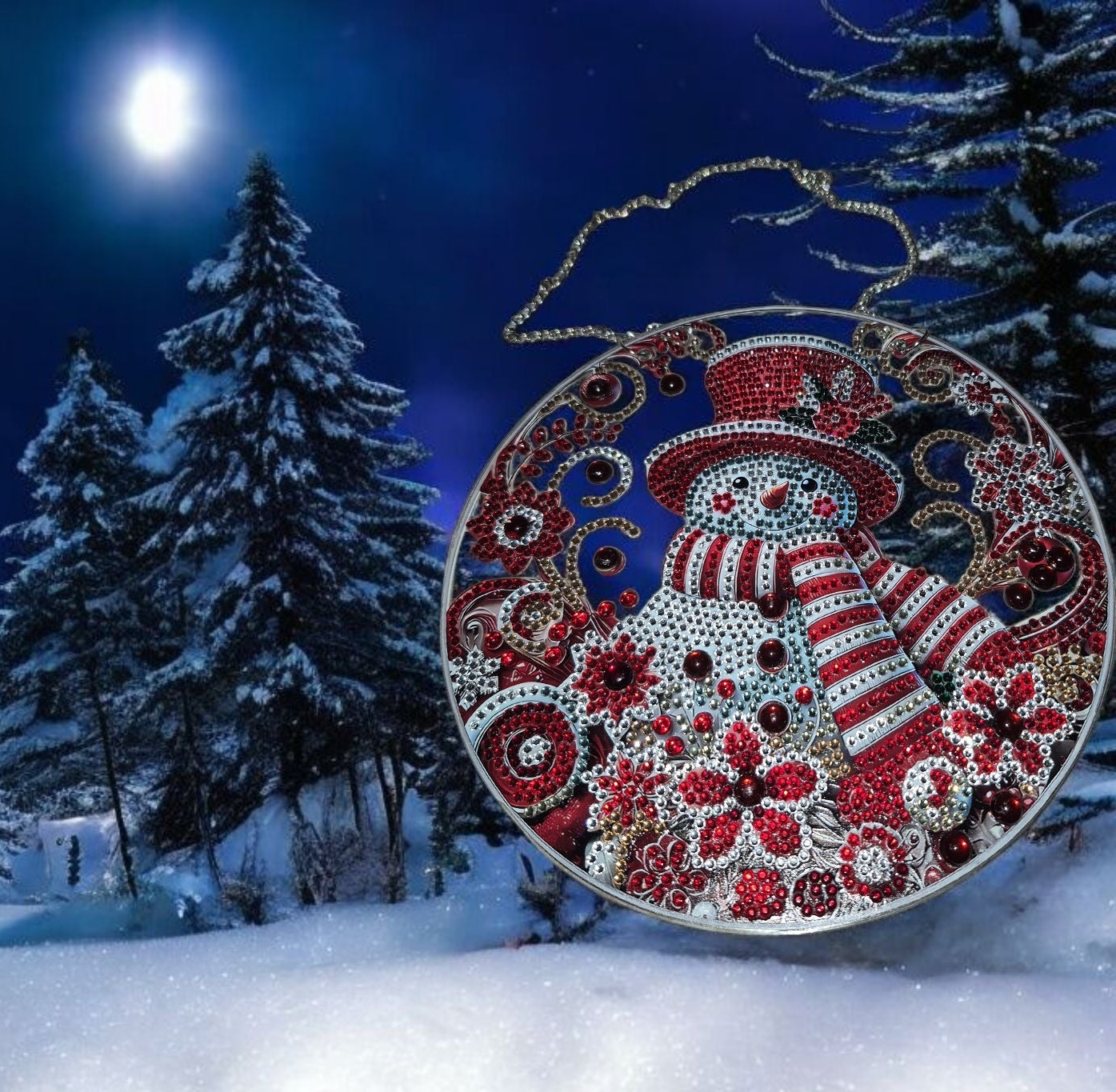 Suncatcher - Snowy Christmas Snowman