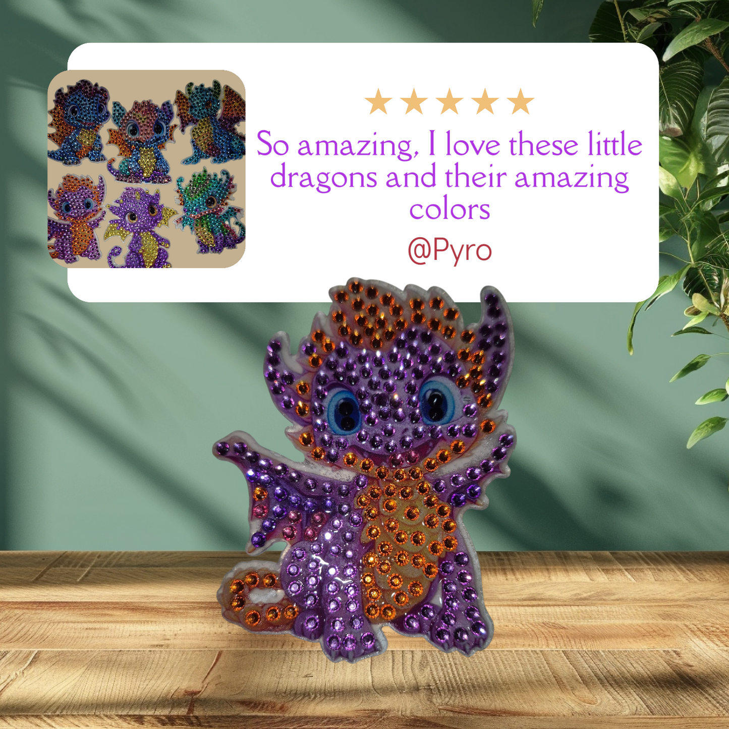 Fridge Magnets - Dragons 6 pieces