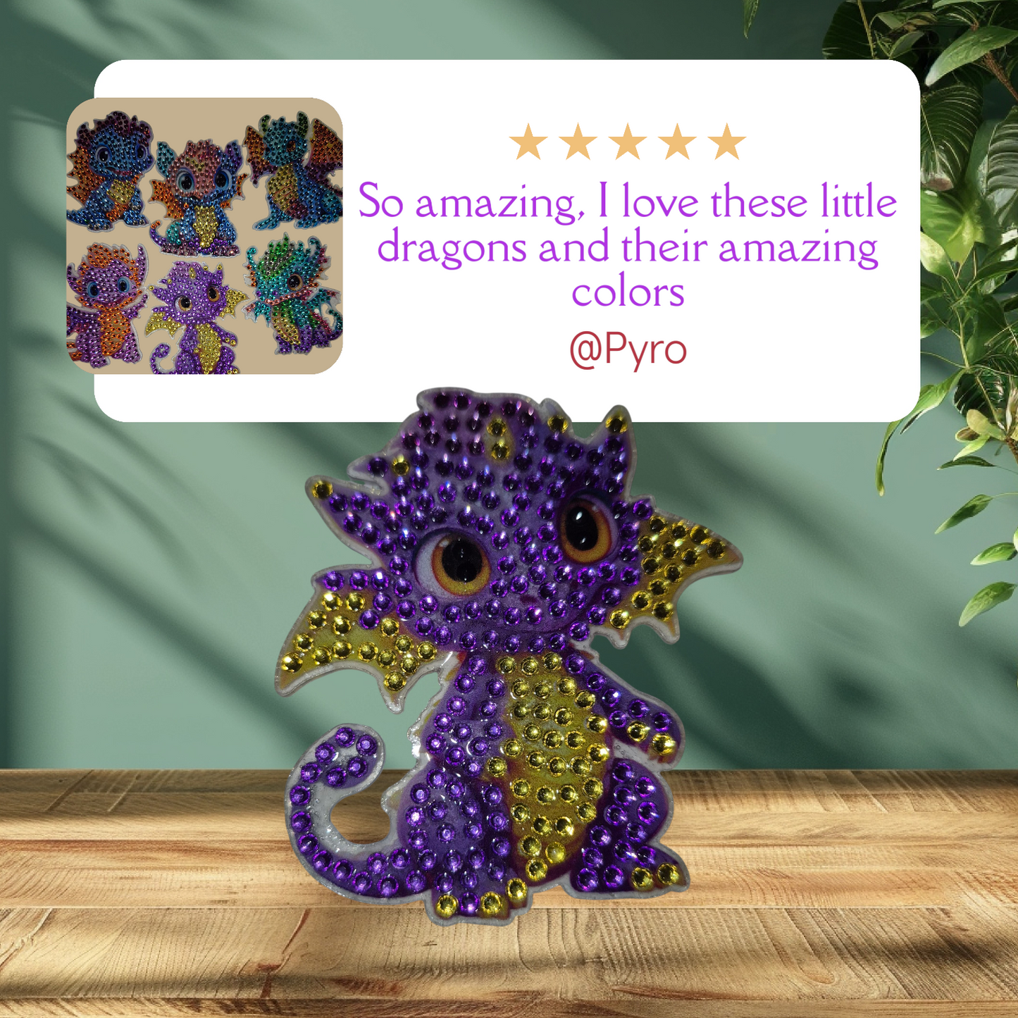 Fridge Magnets - Dragons 6 pieces